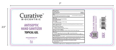Curative Biocentric Antiseptic Hand Sanitizer 8oz Or 236ml (Curative Biocentric Antiseptic Hand Sanitizer 8oz)